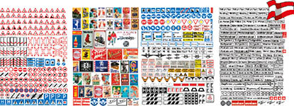 072-9016 - TT - Set: Schilder, Tafeln, Reklame Österreich